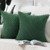 Unyqoos® Set van 2 Luxe Boho Gestreepte Kussenslopen van Zacht Corduroy voor Slaapkamer en Woonkamer