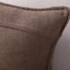 Unyqoos® Set van 2 Luxe Zachte Chenille Sierkussenhoezen voor Bank en Slaapkamer, Donkerbruin, 45 x 45 cm