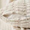 Unyqoos® Moderne Corduroy Kussenslopen Set van 2 voor Stijlvolle Interieurdecoratie in Beige