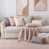 Unyqoos® Moderne Corduroy Kussenslopen Set van 2 voor Stijlvolle Interieurdecoratie in Beige