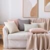Unyqoos® Moderne Corduroy Kussenslopen Set van 2 voor Stijlvolle Interieurdecoratie in Beige