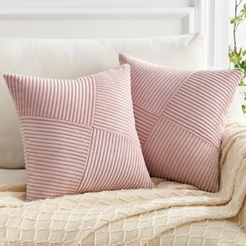 Unyqoos ® Kleurrijke Kussenslopen Set van 2 voor Stijlvolle Woonkamer- en Balkondecoratie