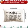 Unyqoos® Decoratieve kerst kussensloop 30x50 cm voor een sfeervol interieur