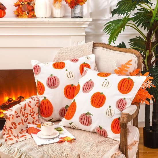 550x550-38135.jpg Unyqoos® Set van twee kussenslopen met pompoenmotief voor sfeervolle herfstdecoratie