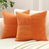 550x550-38139.jpg Unyqoos® Set van 2 decoratieve kussenslopen met gestreept corduroy patroon voor woonkamer en meer