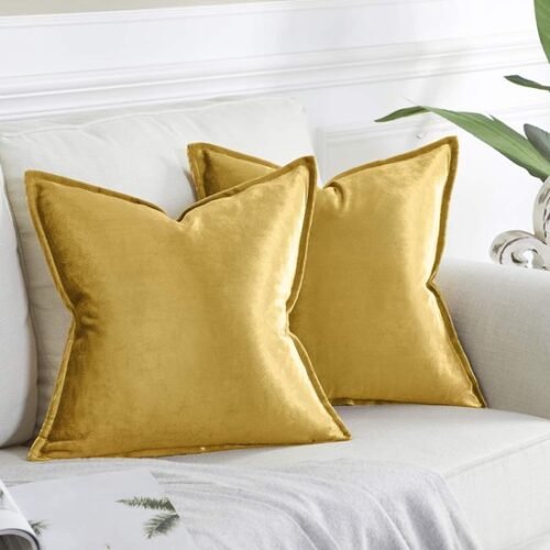 550x550-38156.jpg Unyqoos® Set van 2 gouden fluwelen kussenslopen voor bank en slaapkamer decoratie