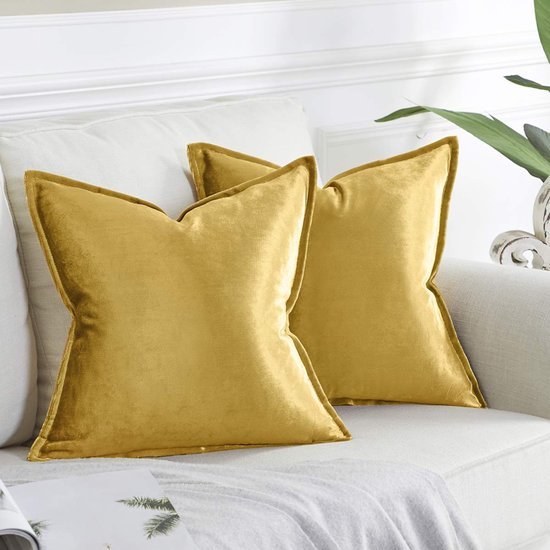 550x550-38156.jpg Unyqoos® Set van 2 gouden fluwelen kussenslopen voor bank en slaapkamer decoratie
