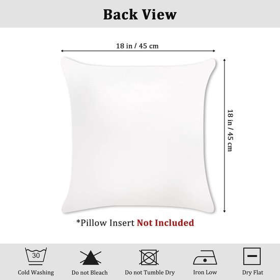 Unyqoos ® Set van 4 Decoratieve Kussenhoezen met Lente Thema en Haasmotief voor Woondecoratie