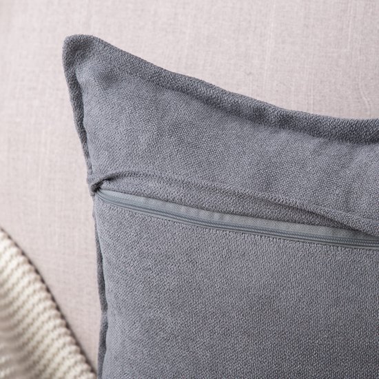 Unyqoos® Zachte Vierkante Chenille Sierkussenhoezen Set van 2 voor Stijlvolle Interieurs