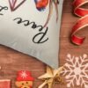 550x550-38290.jpg Unyqoos® Set van 4 waterdichte kerstkussenhoezen voor binnen en buiten gebruik