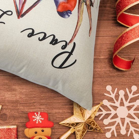 550x550-38290.jpg Unyqoos® Set van 4 waterdichte kerstkussenhoezen voor binnen en buiten gebruik