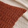 Unyqoos® Corduroy Sierkussenhoezen Set van 2 in Karamel voor Stijlvolle Woonkamer Decoratie