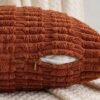 Unyqoos® Corduroy Sierkussenhoezen Set van 2 in Karamel voor Stijlvolle Woonkamer Decoratie