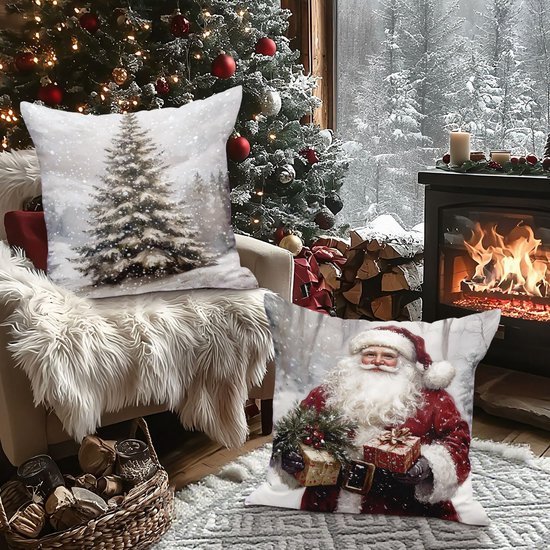 550x550-38343.jpg Unyqoos® Feestelijke set van vier pluche kussenslopen voor sfeervolle kerstdecoratie