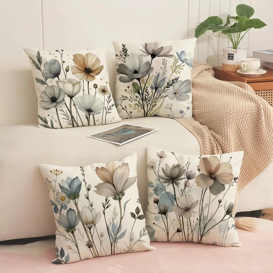 550x550-38355.jpg Unyqoos® Set van 4 decoratieve bloemenkussenslopen voor bank en slaapkamer