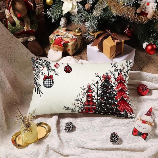 550x550-38364.jpg Unyqoos® Set van twee kerstkussenslopen in linnen voor sfeervolle decoratie