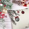550x550-38365.jpg Unyqoos® Set van twee kerstkussenslopen in linnen voor sfeervolle decoratie