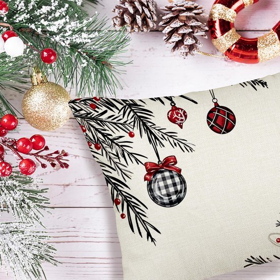 550x550-38365.jpg Unyqoos® Set van twee kerstkussenslopen in linnen voor sfeervolle decoratie