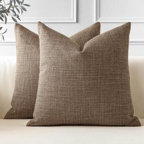 550x550-38424.jpg Unyqoos® Set van twee luxe kussenhoezen in koffiebruin voor stijlvolle huisdecoratie