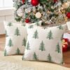 550x550-38443.jpg Unyqoos® Set van 2 decoratieve kerstkussenhoezen voor bank of slaapkamer in beige