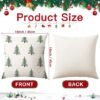 550x550-38444.jpg Unyqoos® Set van 2 decoratieve kerstkussenhoezen voor bank of slaapkamer in beige