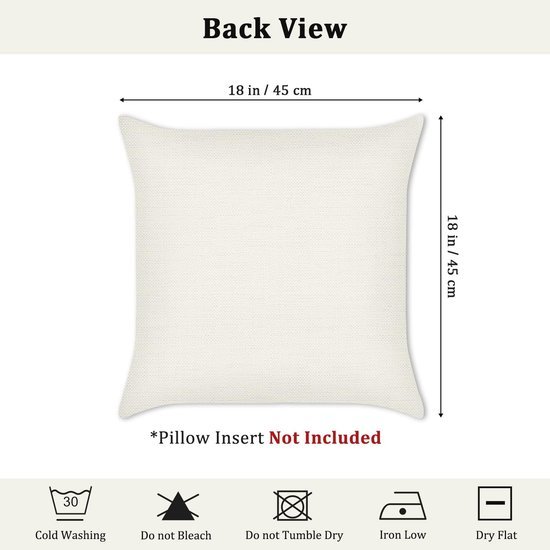 Unyqoos® Set van 4 decoratieve kussenhoezen met feestelijk winterthema voor huisdecoratie