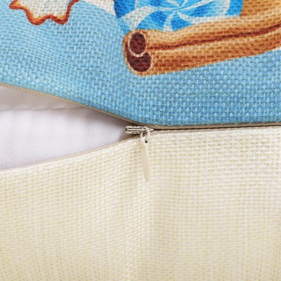 Unyqoos® Set van 4 decoratieve kussenhoezen met feestelijk winterthema voor huisdecoratie