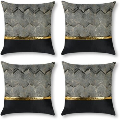 550x550-38506.jpg Unyqoos® Set van 4 luxe sierkussenhoezen met elegant patroon voor interieurdecoratie