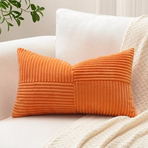 550x550-38541.jpg Unyqoos® Zachte en stijlvolle corduroy kussensloop met gestreept patroon voor woondecoratie