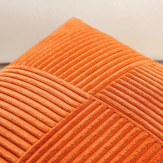 550x550-38544.jpg Unyqoos® Zachte en stijlvolle corduroy kussensloop met gestreept patroon voor woondecoratie