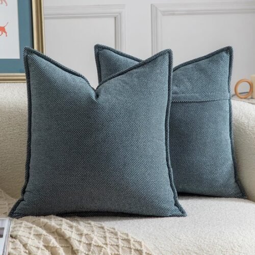 550x550-38575.jpg Unyqoos® Set van twee blauwe chenille kussenhoezen voor een stijlvolle en zachte inrichting