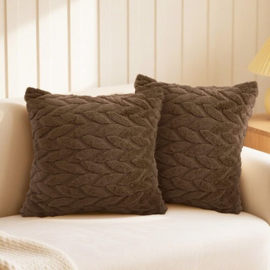 550x550-38586.jpg Unyqoos® Set van twee zachte kussenhoezen met bladerenmotief voor interieurdecoratie