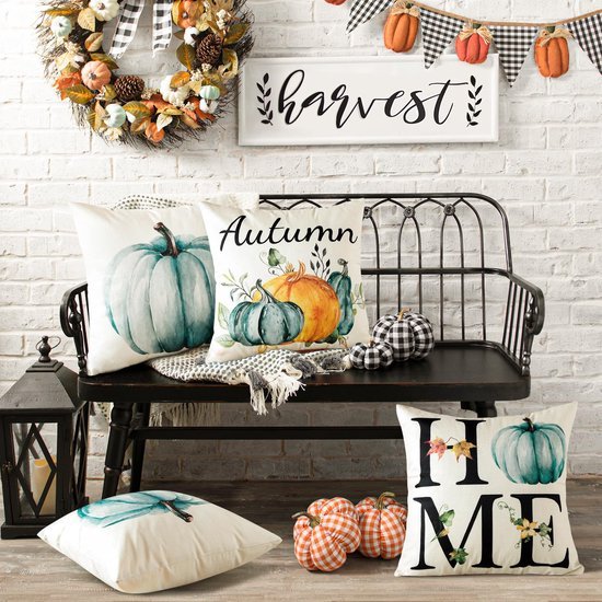 550x550-38592.jpg Unyqoos® Set van 4 herfstige kussenhoezen voor sfeervolle woon- en slaapkamerdecoratie