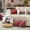 550x550-38596.jpg Unyqoos® Set van 4 decoratieve kussenhoezen met kerstmotief voor woonkamer en slaapkamer