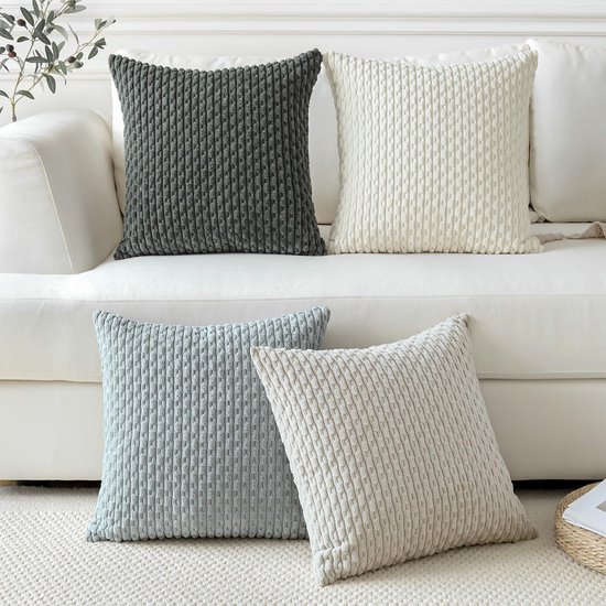 550x550-38623.jpg Unyqoos® Set van 4 zachte corduroy kussenslopen voor stijlvolle woondecoratie