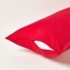Unyqoos® Rode kussensloop van Egyptisch katoen met ritssluiting voor comfortabel slapen