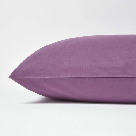 Unyqoos® Paarse kussensloop van Egyptisch katoen met ritssluiting voor optimaal slaapcomfort