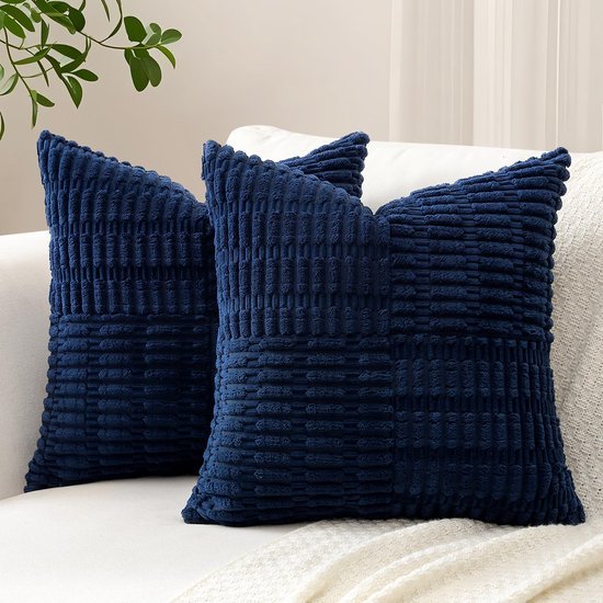 550x550-38699.jpg Unyqoos® Set van 2 gestreepte corduroy kussenslopen voor stijlvolle woondecoratie