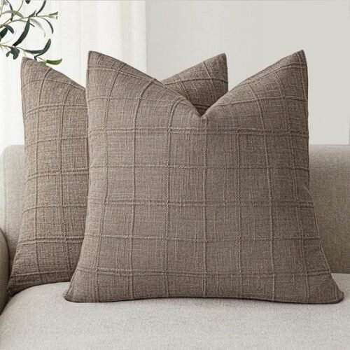 550x550-38718.jpg Unyqoos® Set van twee linnen kussenslopen met bohemian stijl voor binnen en buiten