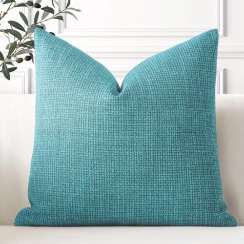 Unyqoos® Stijlvolle Turquoise Kussenhoes 40x40 cm voor Moderne Interieurs