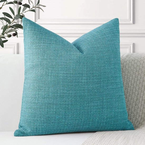 Unyqoos® Stijlvolle Turquoise Kussenhoes 40x40 cm voor Moderne Interieurs