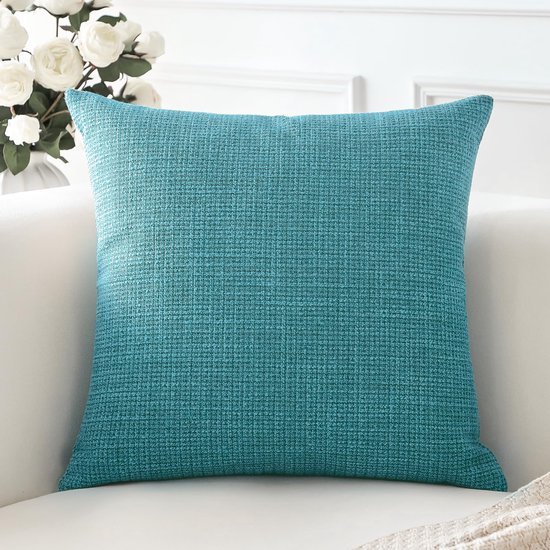 Unyqoos® Stijlvolle Turquoise Kussenhoes 40x40 cm voor Moderne Interieurs