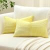 550x550-38817.jpg Unyqoos® Set van 2 decoratieve corduroy kussenslopen met uniek gestreept patroon voor diverse woonstijlen