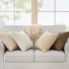 550x550-38882.jpg Unyqoos® Set van 4 beige corduroy kussenslopen voor decoratieve accenten in huis