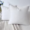 Unyqoos® Moderne set van 2 chenille kussenhoezen voor stijlvolle woninginrichting