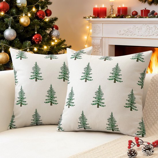 550x550-38959.jpg Unyqoos® Set van twee kerstkussenhoezen voor sfeervolle winterdecoratie in huis