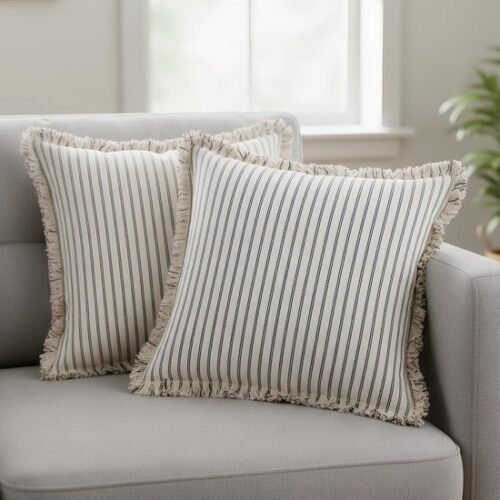 Unyqoos® Set van 2 decoratieve kussenhoezen in boho-stijl voor een sfeervol interieur