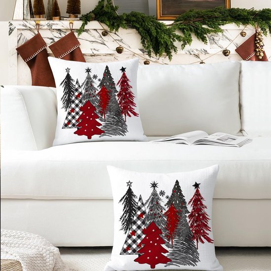 550x550-39002.jpg Unyqoos® Set van 2 feestelijke kussenslopen voor kerstdecoratie in huis