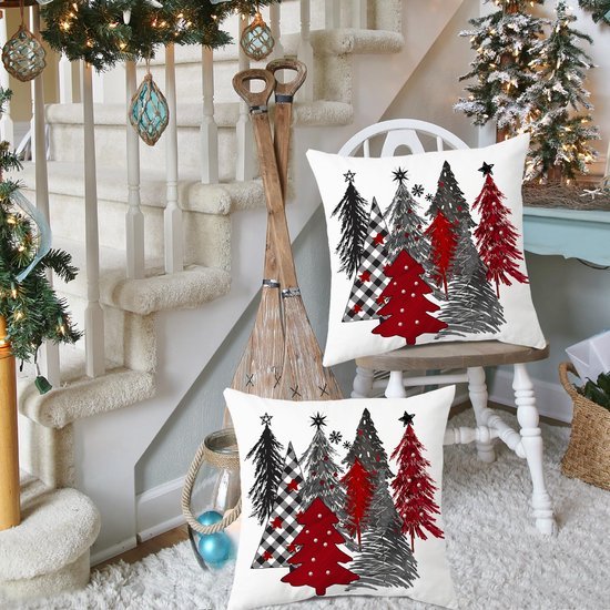 550x550-39004.jpg Unyqoos® Set van 2 feestelijke kussenslopen voor kerstdecoratie in huis