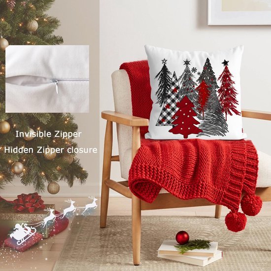 550x550-39007.jpg Unyqoos® Set van 2 feestelijke kussenslopen voor kerstdecoratie in huis